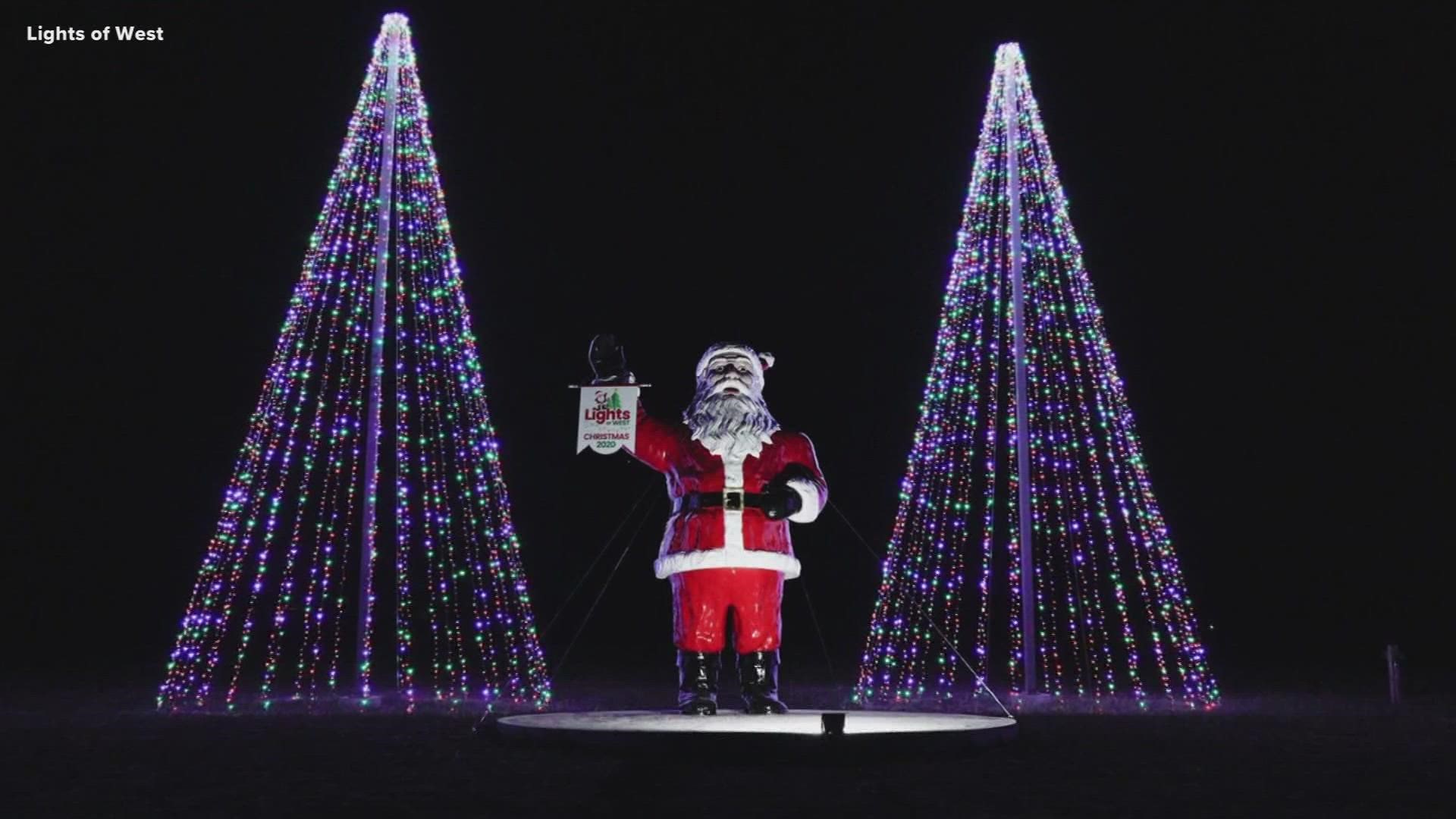Waco Tours has partnered with Lights of West to bring some holiday cheer to Central Texas.