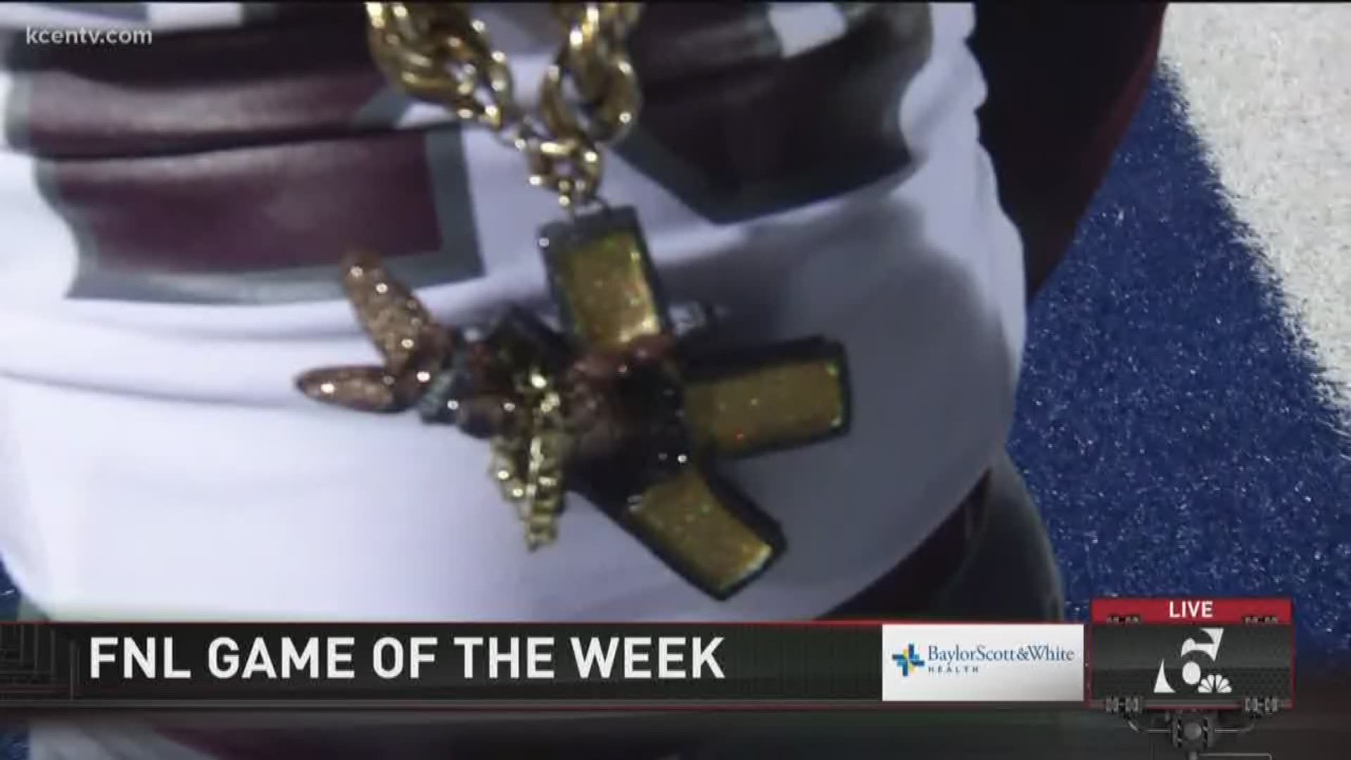 Brown received the Big Play Chain after Killeen's 48-14 win over Copperas Cove