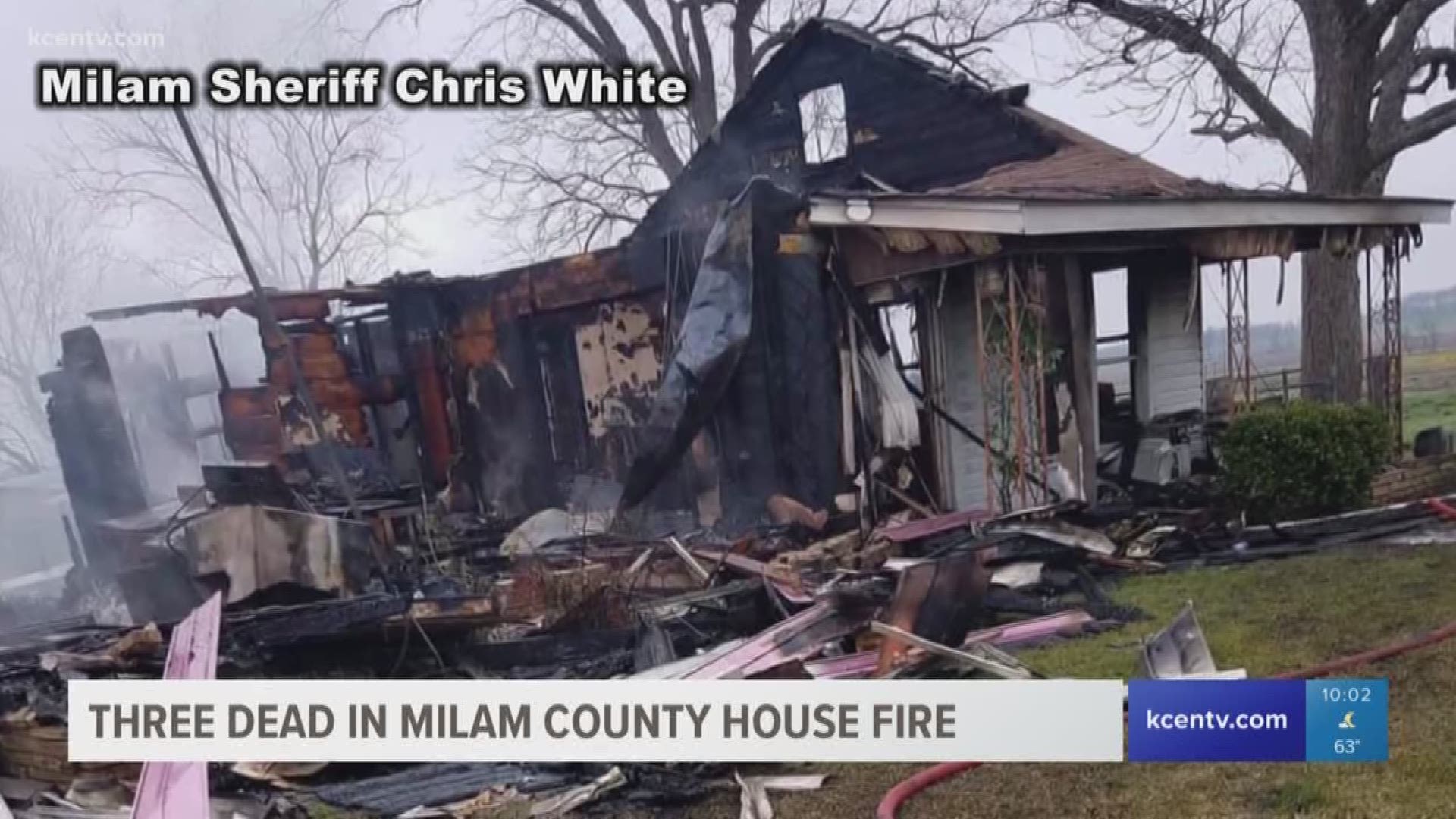 According to the Milam County Sheriff, information is leading the investigators to believe that a space-heater might have been the cause of the fire.