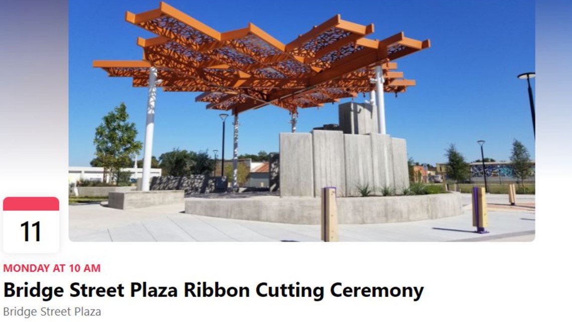 Ribbon cutting marking completion of Bridge Street Plaza in Waco - Vimarsana News