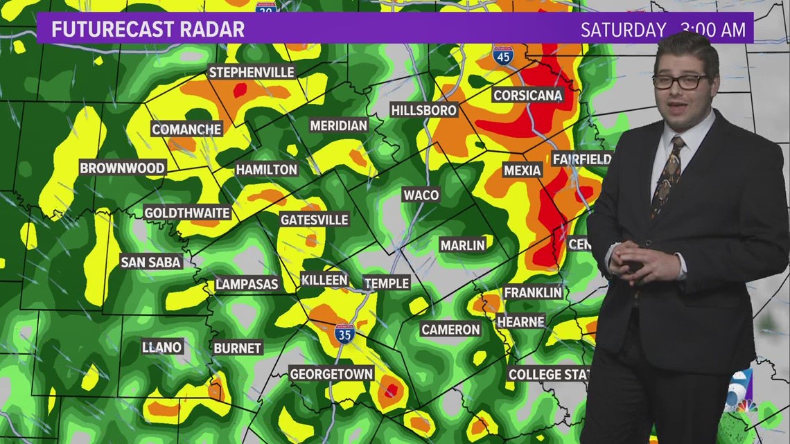 Drought Busting Rain Moving Through Tonight Leaving Us Sunny For Next Week | Central Texas Forecast - KCENTV.com