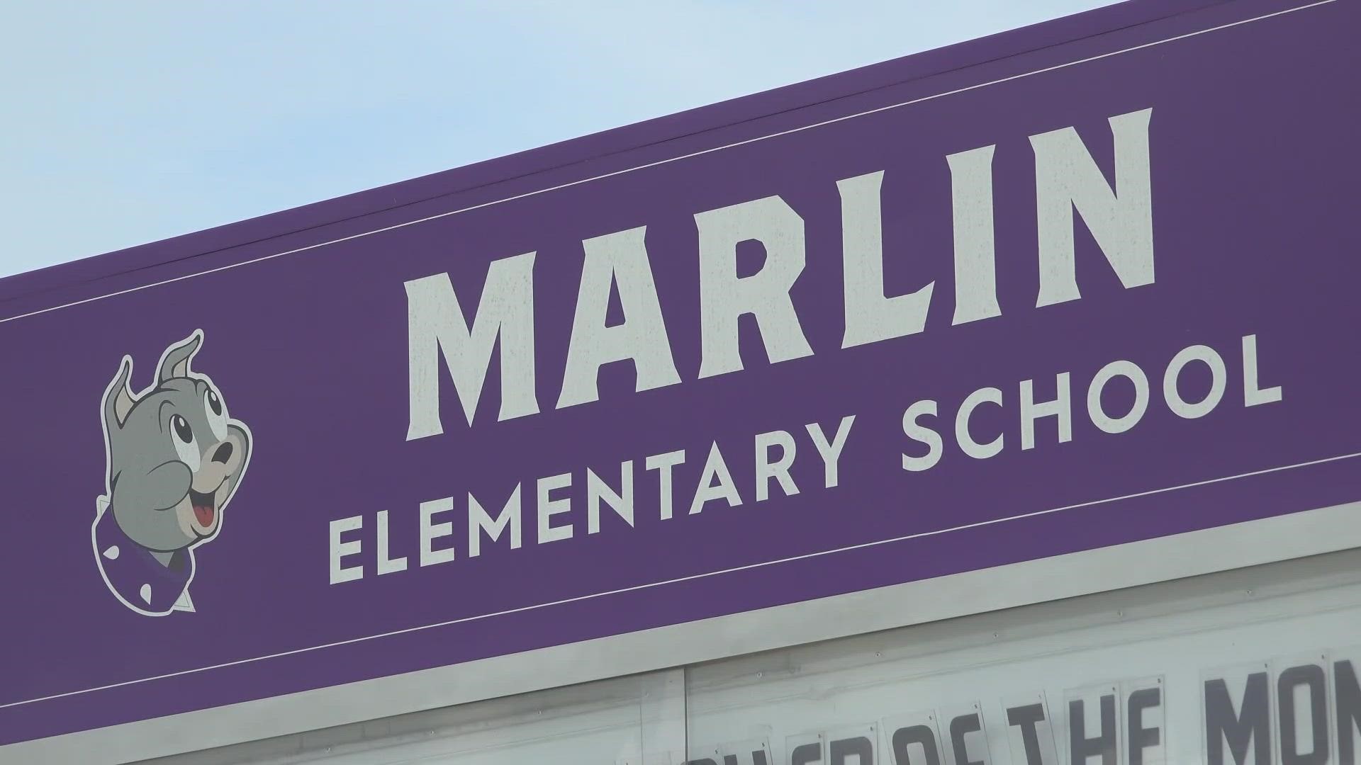 No school for Marlin ISD Monday as power was just restored to the district last night.