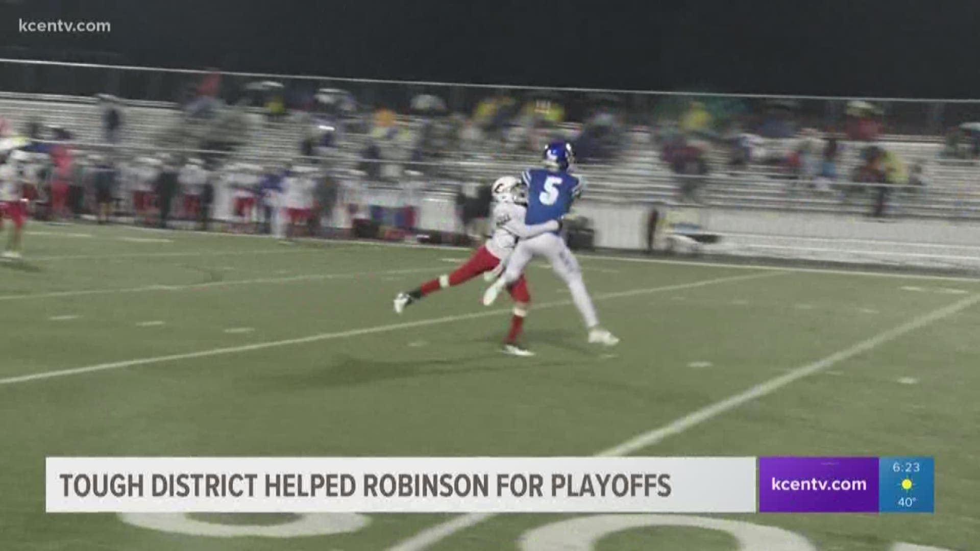 Tough district helped Robinson ahead of the playoffs