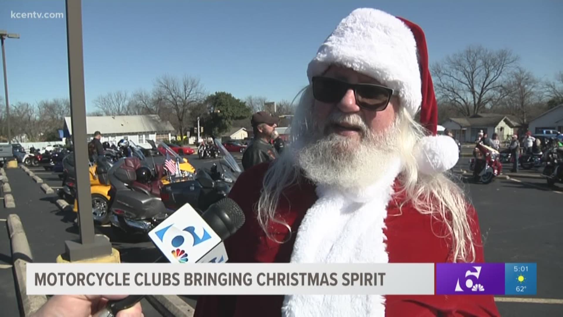 Over 100 Central Texas bikers came together to bring some holiday cheer to kids in the area.