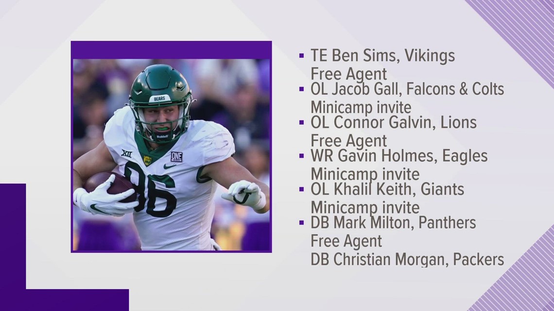 Seven FB Greats Earn Free Agent Contracts, Minicamp Invites - Baylor  University Athletics