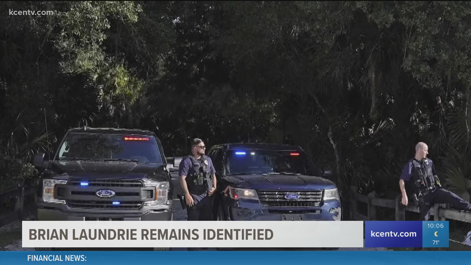 FBI Denver confirms they have identified Brian Laudnries remains found at a Florida park.