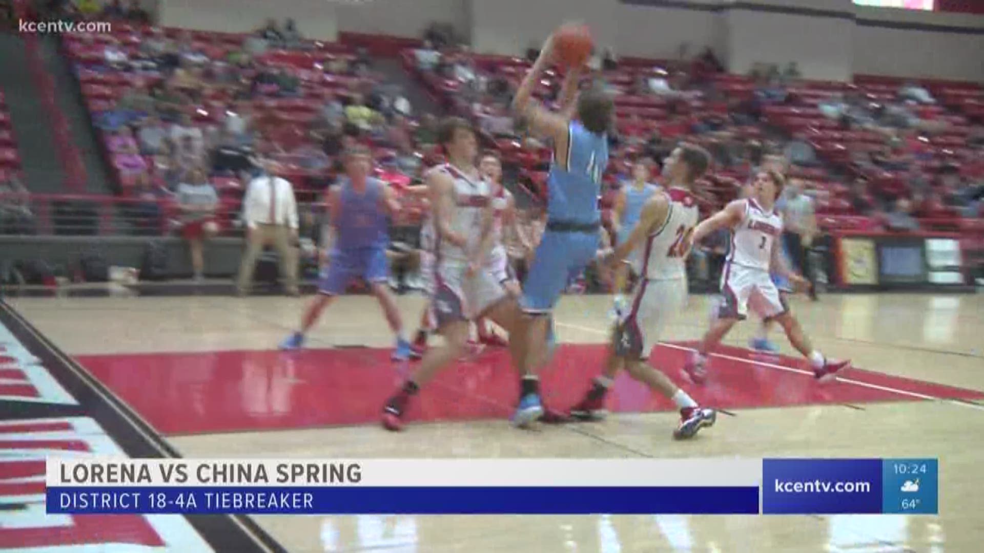 The winner of this showdown locked up the No. 1 seed in the playoffs. China Spring got the win, and the top spot, 71-65.
