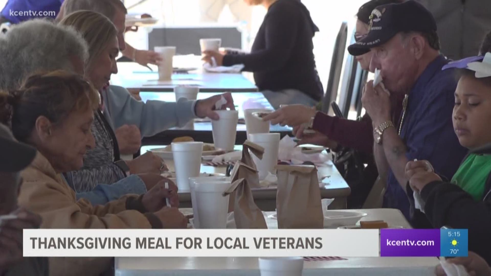 The Veteran's One Stop in Waco held their third annual military family Thanksgiving feast Friday.