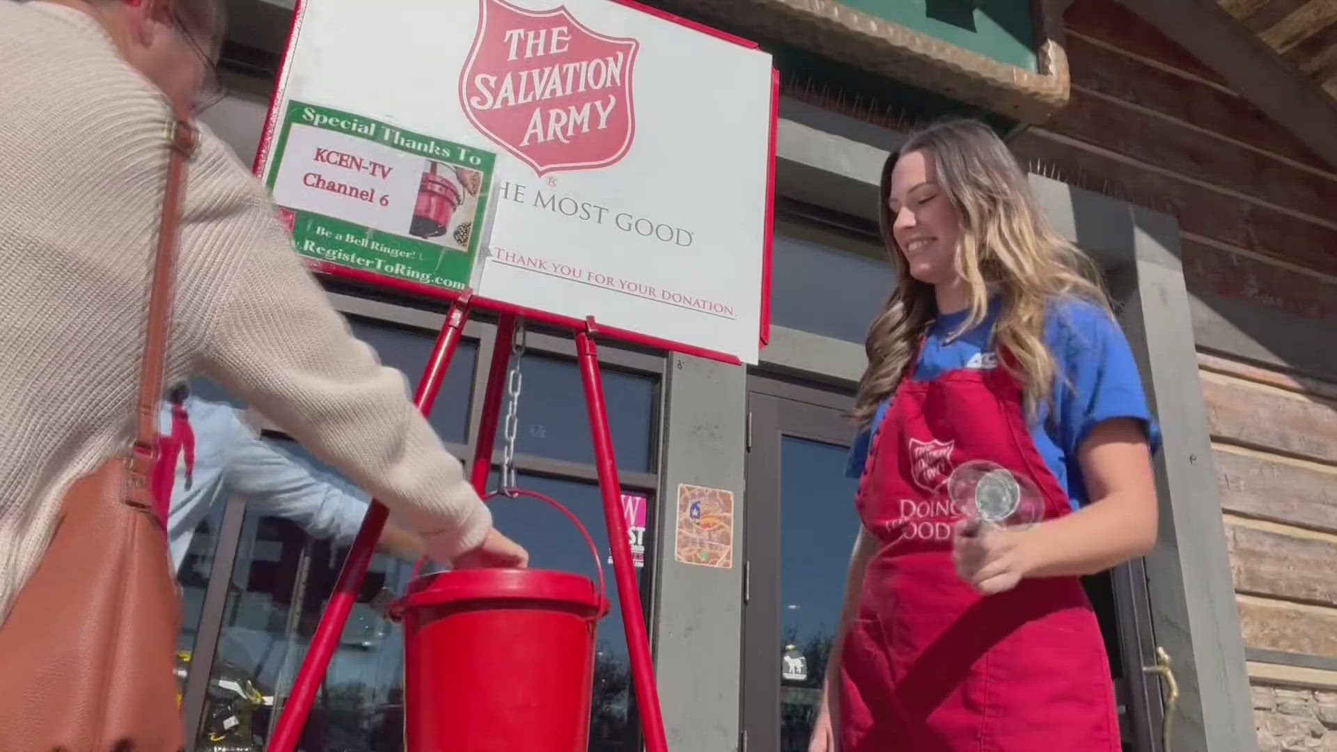 The Salvation Army's annual holiday bell-ringing campaign has kicked off in Waco, with funds raised supporting local programs for families in need.