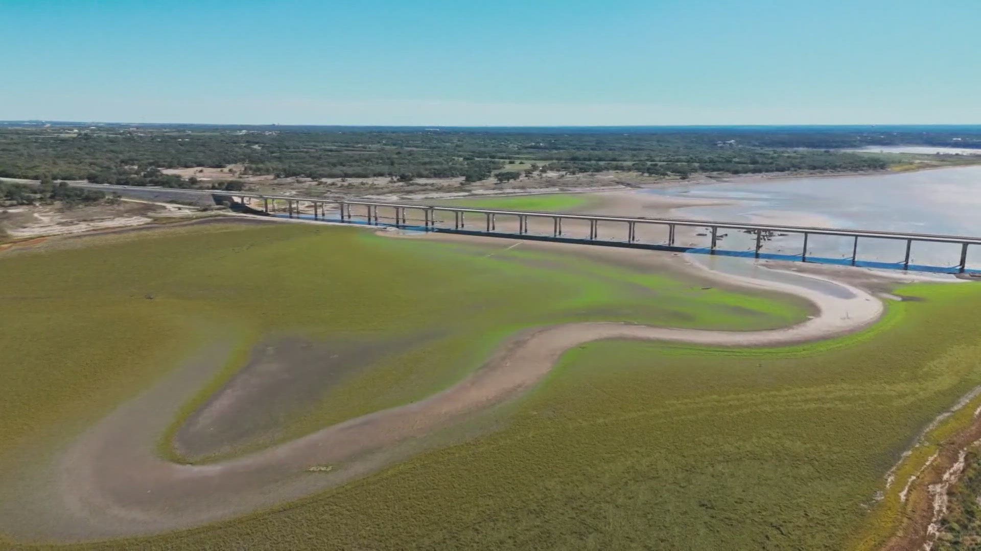 The impact of low lake levels on the environment.