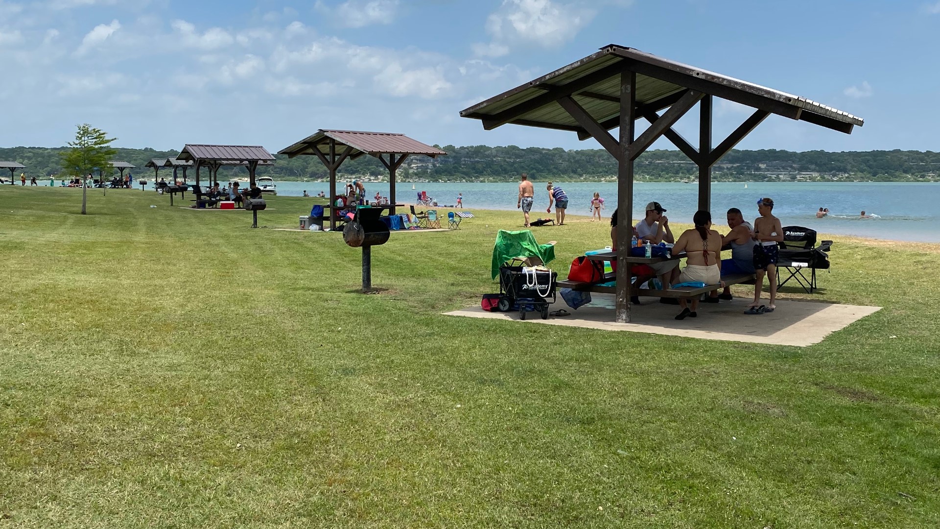 Temple Lake Park has seen a record number of visitation since opening earlier this month and law officials say they are prepared for large crowds of people.