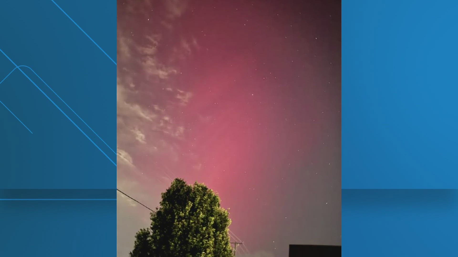 A geomagnetic storm lit up the sky in colorful hues Friday night, including right here in Central Texas!