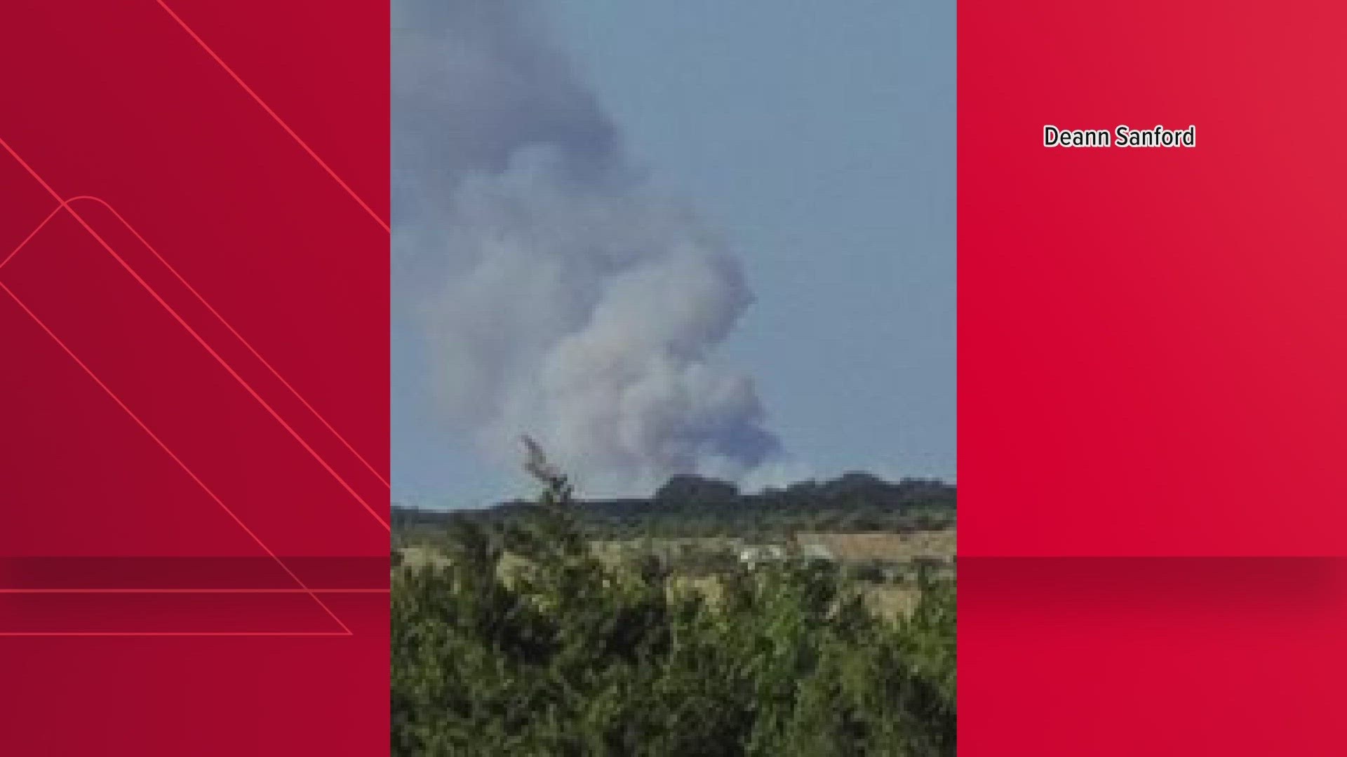 The Lucy Creek Fire has shut down traffic on 34-20, and the Texas A&M Forest Service says the fire is 25% contained at the moment.