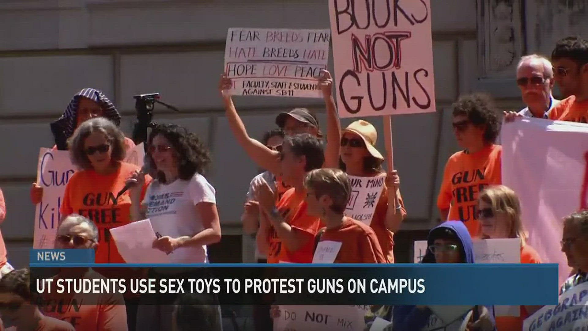 UT students use sex toys to protest guns on campus