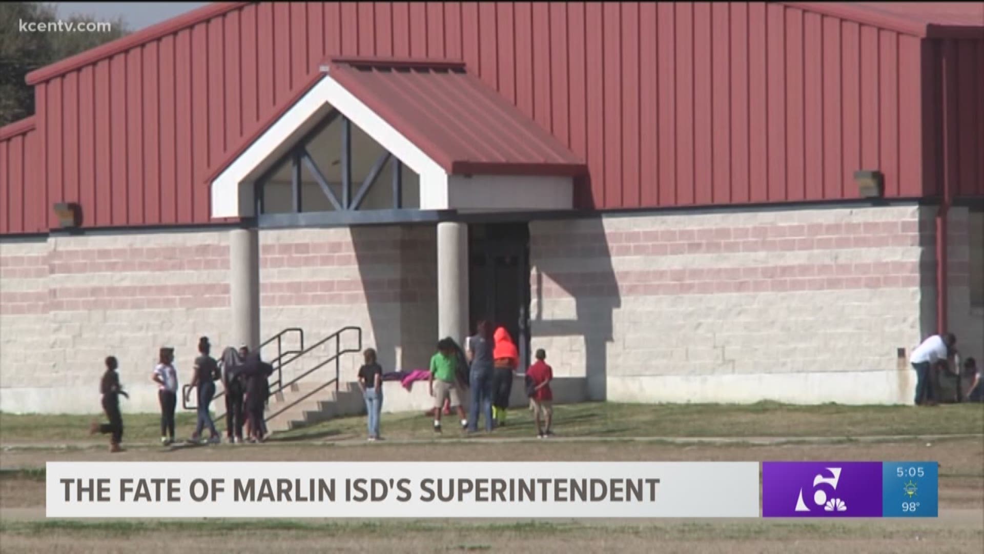 The Fate of the Marlin School District's Superintendent lies in the hands of the school board. 