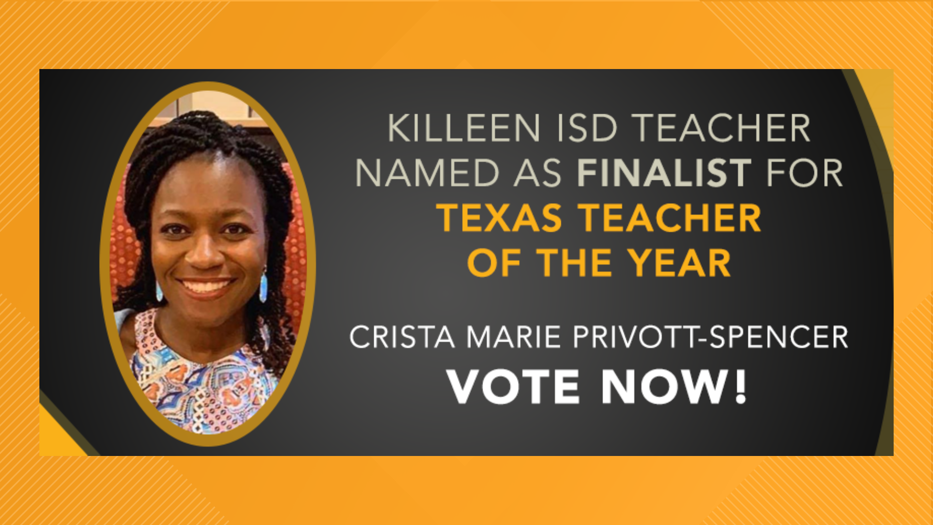 KISD teacher makes top 3 for Texas Teacher of the Year award