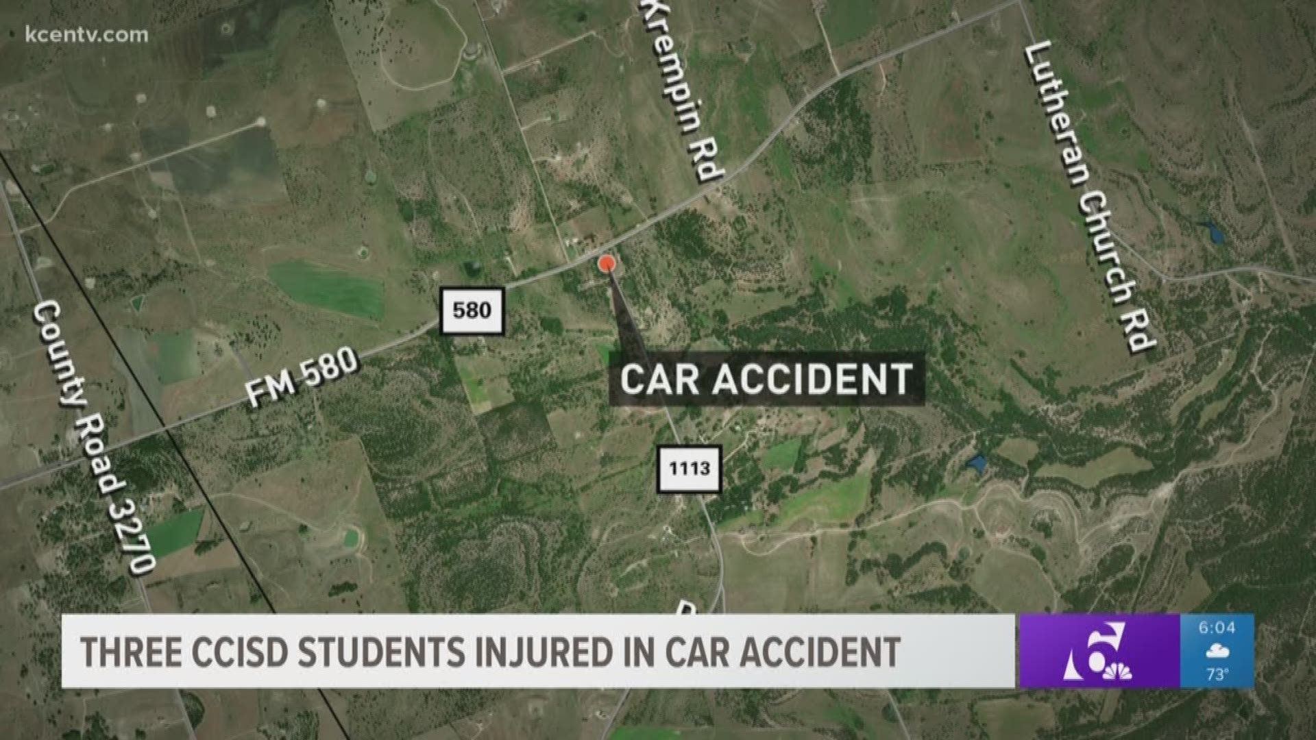 3 Copperas Cove ISD students were injured in a two-vehicle collision.