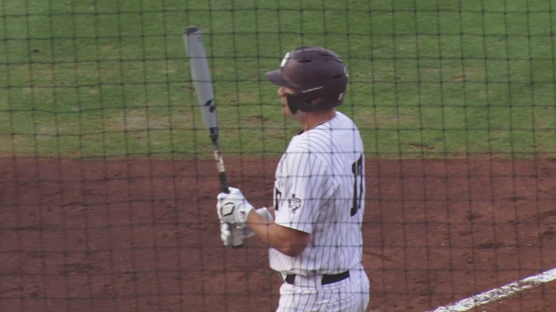 Jace Laviolette looks to extend his hitting power into the MLB after establishing the all-time home run record at Texas A&M University. 