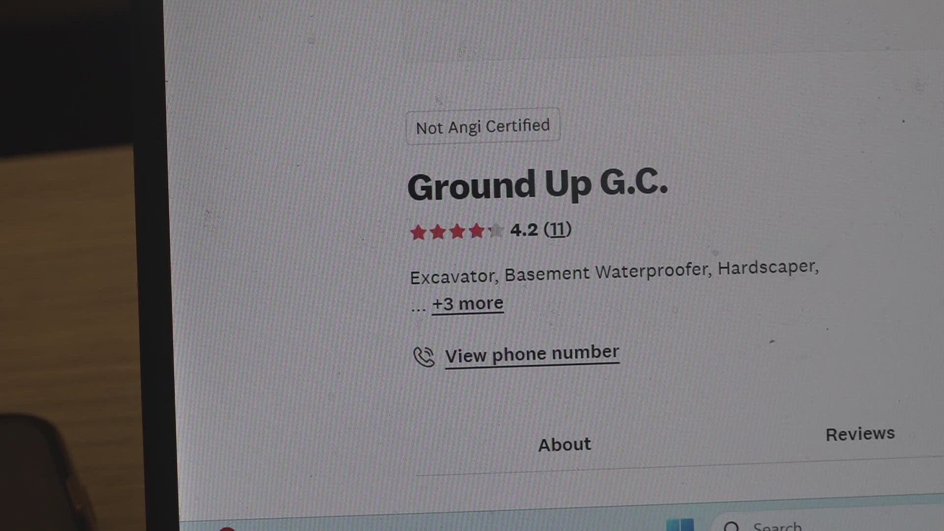 Matt Turner, owner of Turner Brothers Remodeling, told 6 News Ground Up GC owner Raymond Lynwood owes him at least $1,500 for unpaid work.