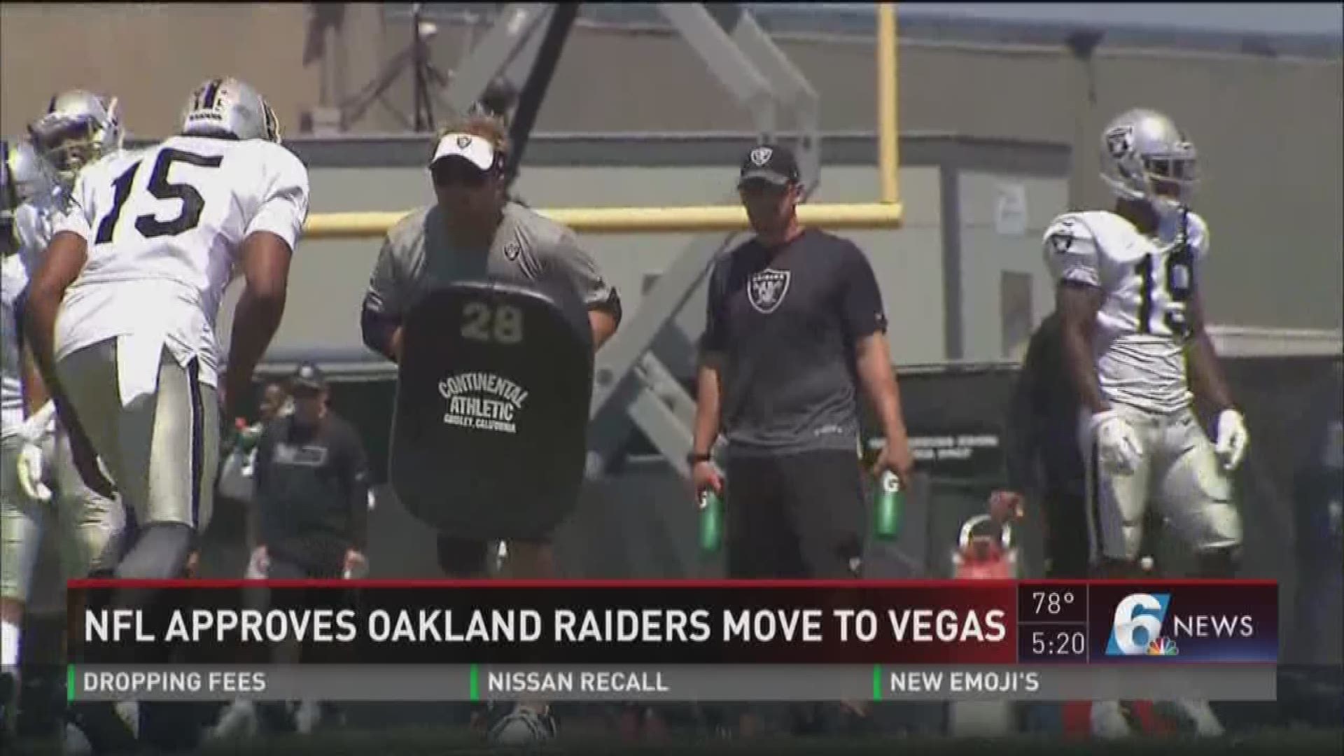 NFL approves Raiders move to Las Vegas