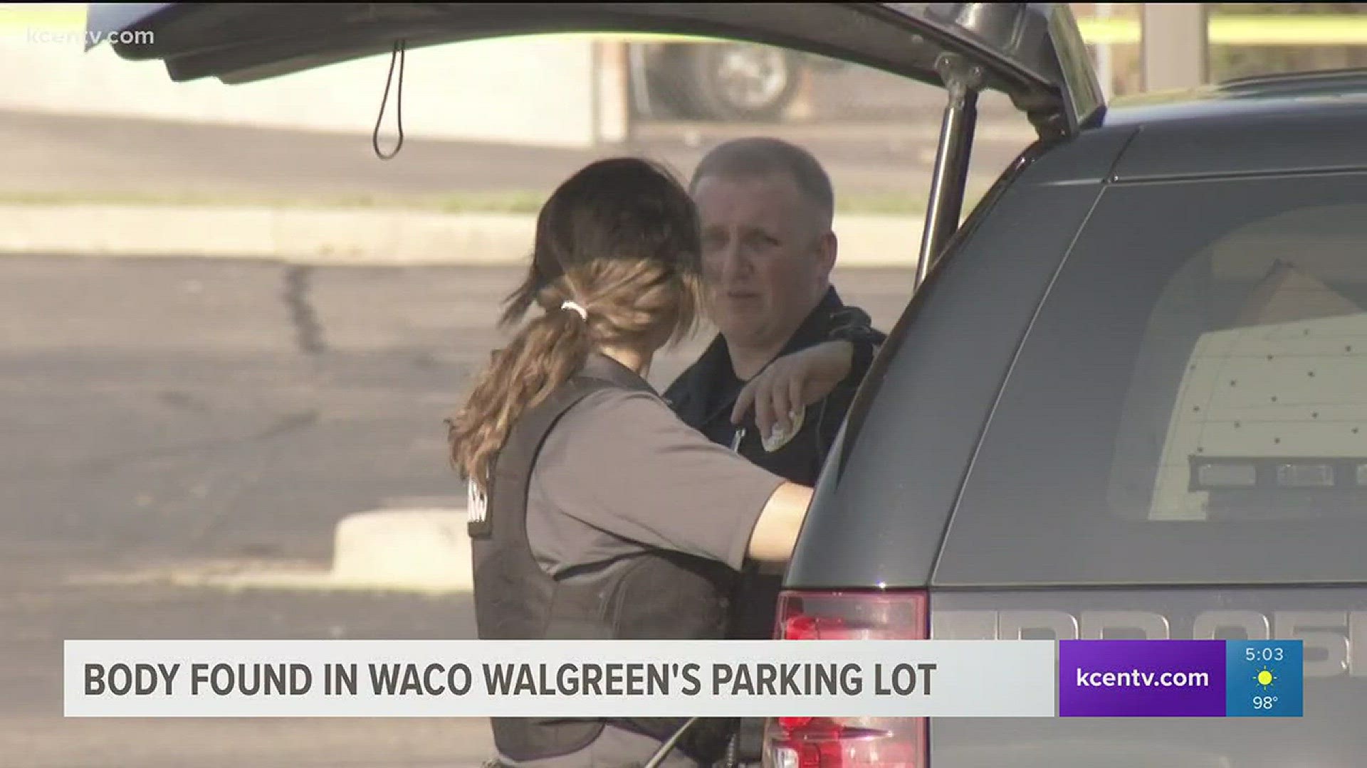Police are investigating a suspicious death in a Walgreens parking lot.