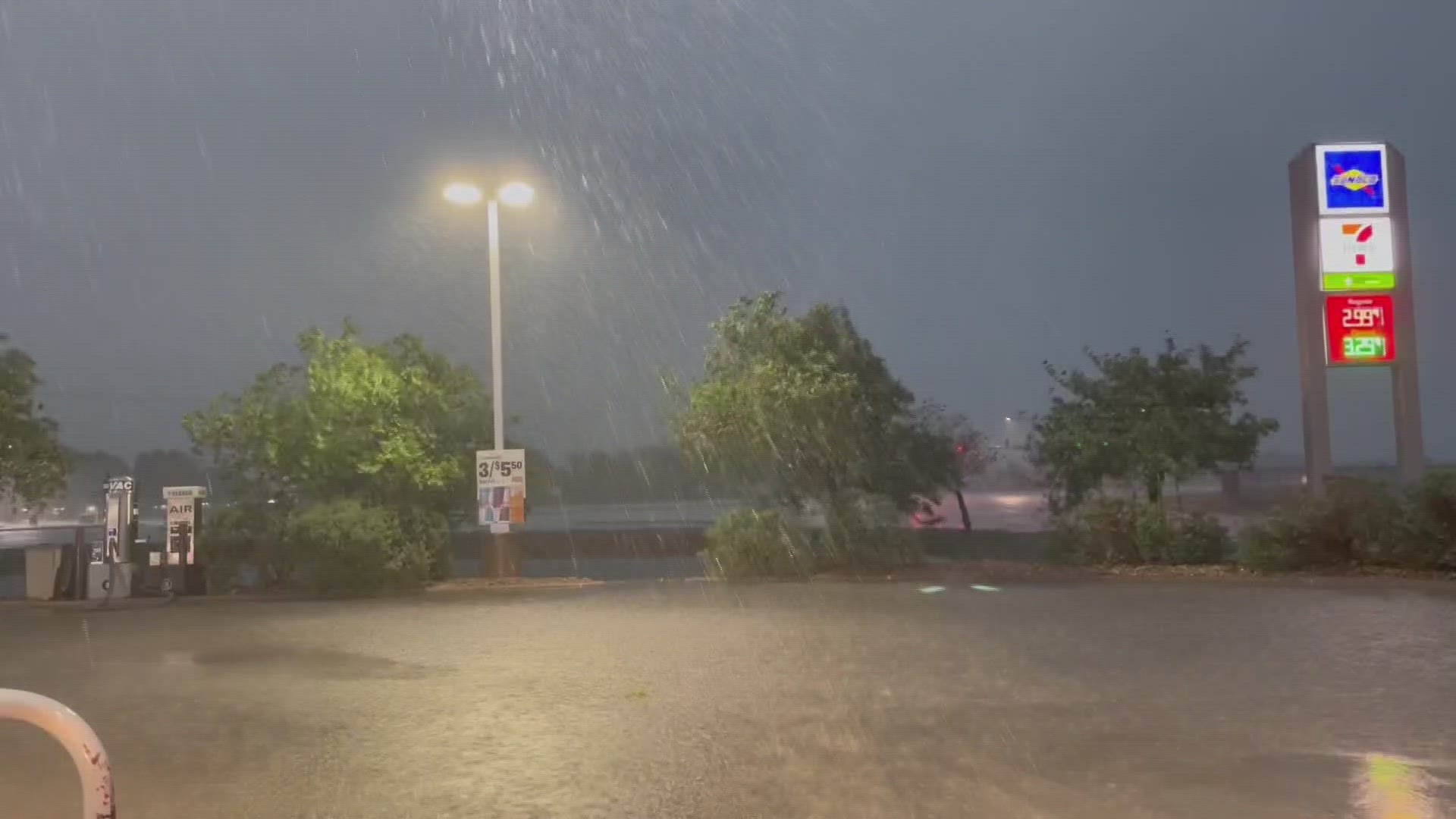 On Wednesday, April 26, a storm rolled through McLennan County bringing softball sized hail. Due to damage, Valley Mills ISD has closed school through the weekend.