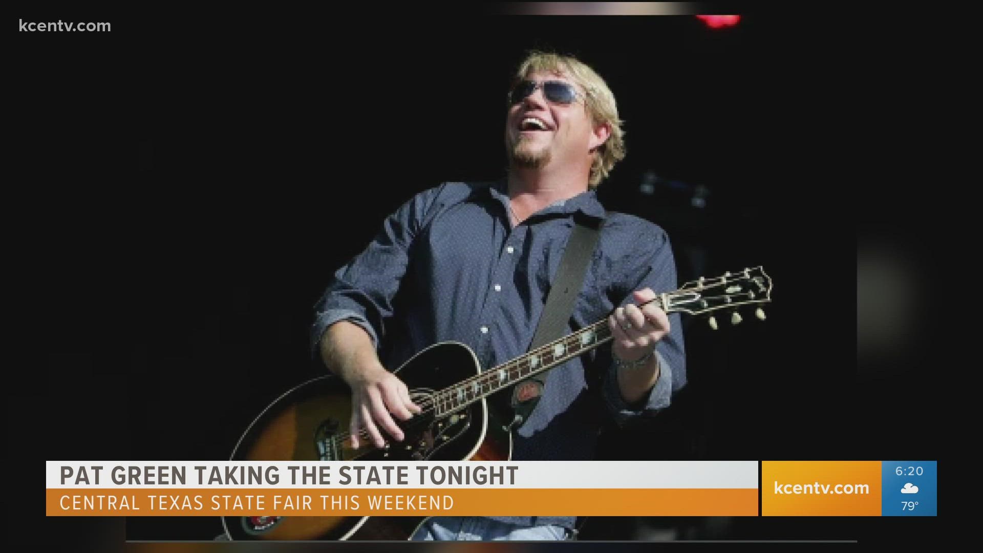 Before taking the stage tonight at the Central Texas State Fair, Pat Green spoke with 6 News about his return to Central Texas and performing live.