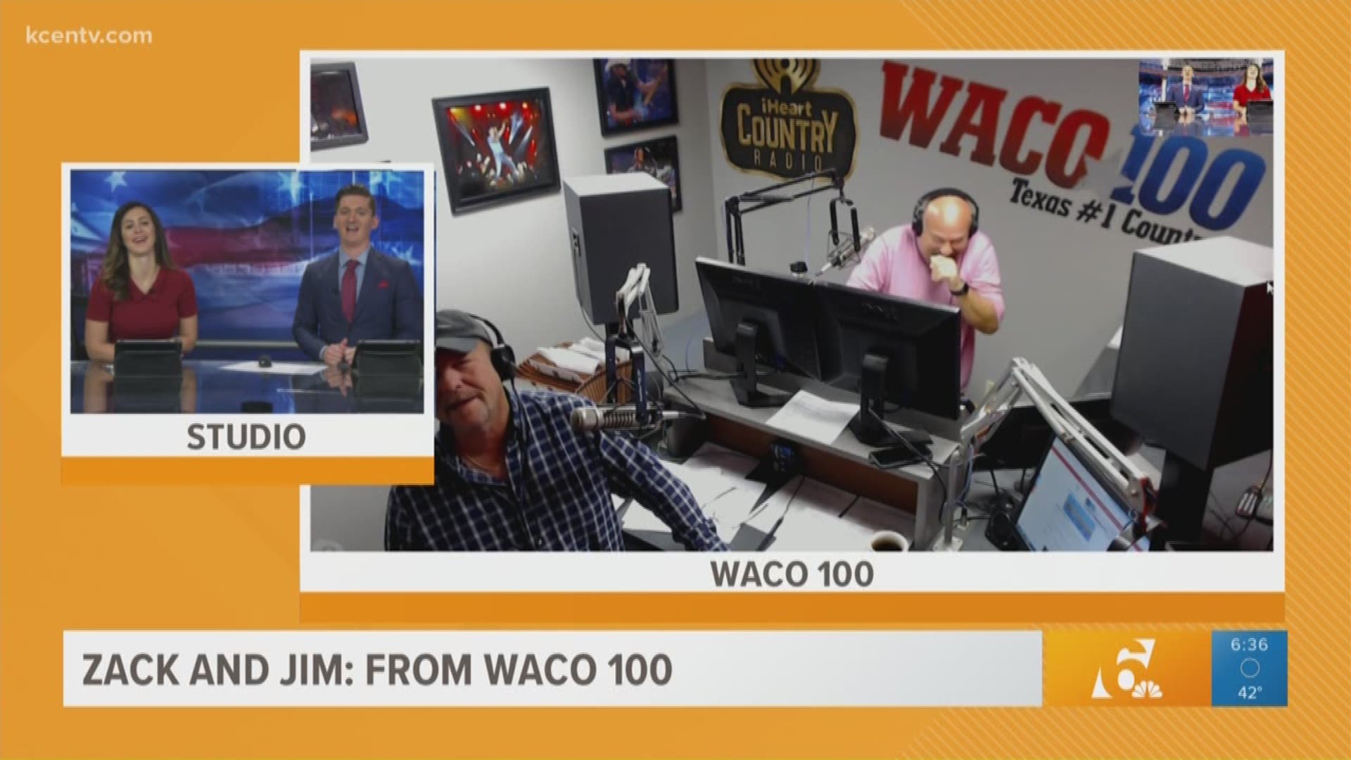Zack and Jim from Waco 100 join Texas Today to talk a trending 'Saturday Night Live' skit, weekend plans and National Grilled Cheese Sandwich Day.