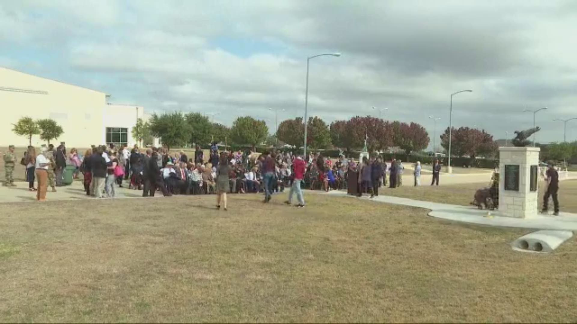 Those who were killed and wounded are honored and remembered in a ceremony at the Ft. Hood Memorial in Killeen.