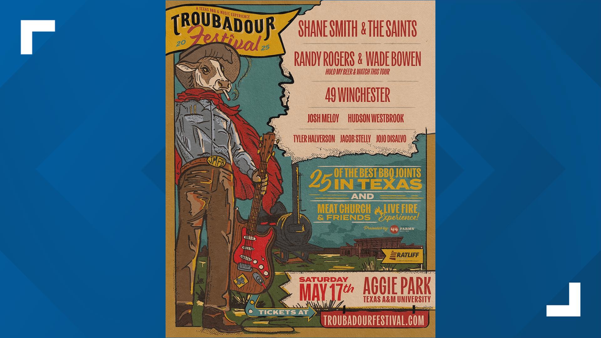 Shane Smith & The Saints to headline 2025 Troubadour Festival