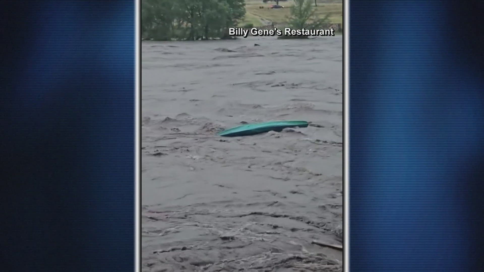 Officials said waters in the Guadalupe River rose to historic levels.