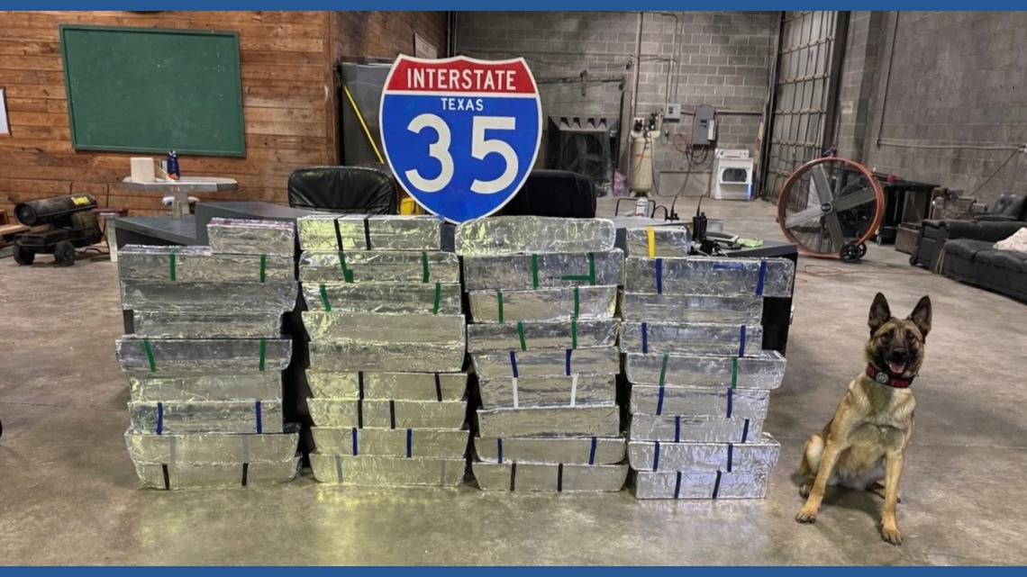 Texas woman federally charged after 500 pounds of drugs seized during Hill County traffic stop