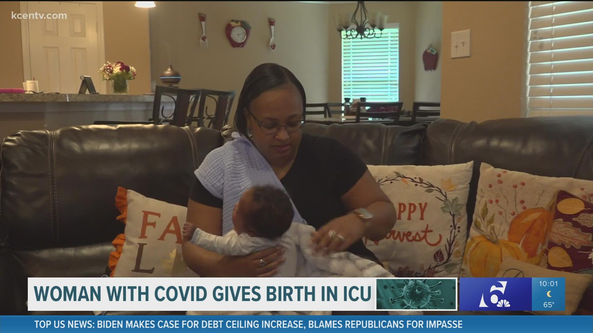 Laterricia McCall was 31 weeks pregnant when she got the virus. Within days her health drastically declined and had an emergency C-section two months early.