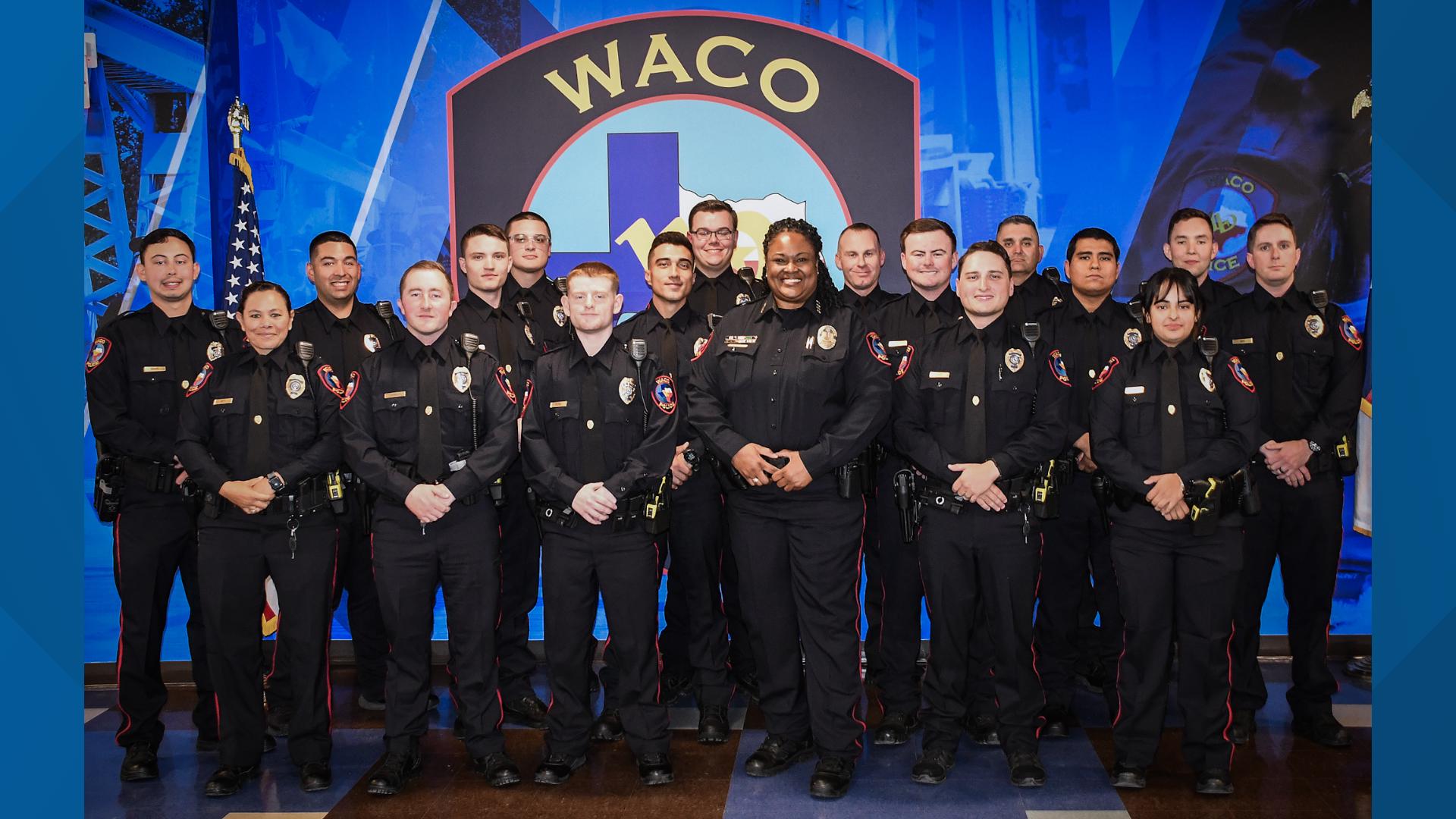 Waco Police Department 17 new officers
