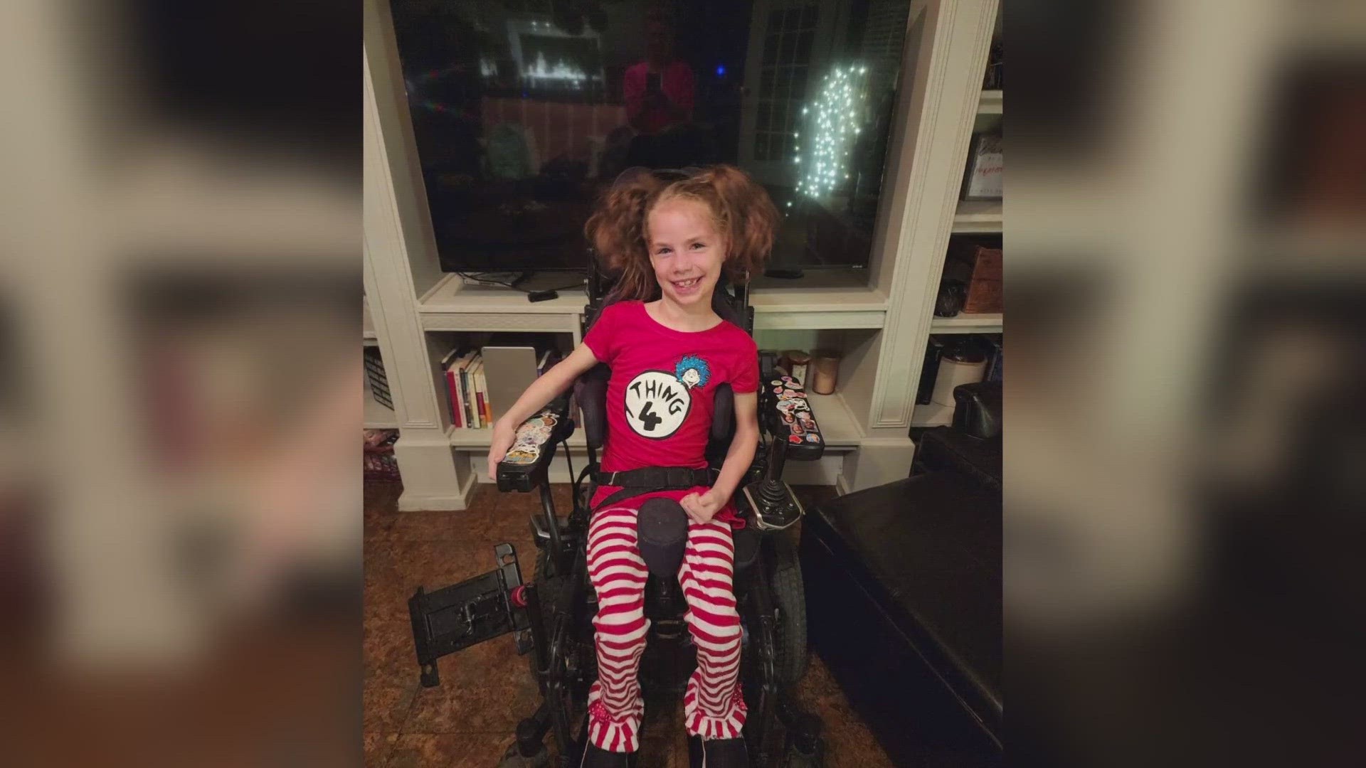 The girl's current wheelchair has become a hazard, but a new one costs more than $12,000