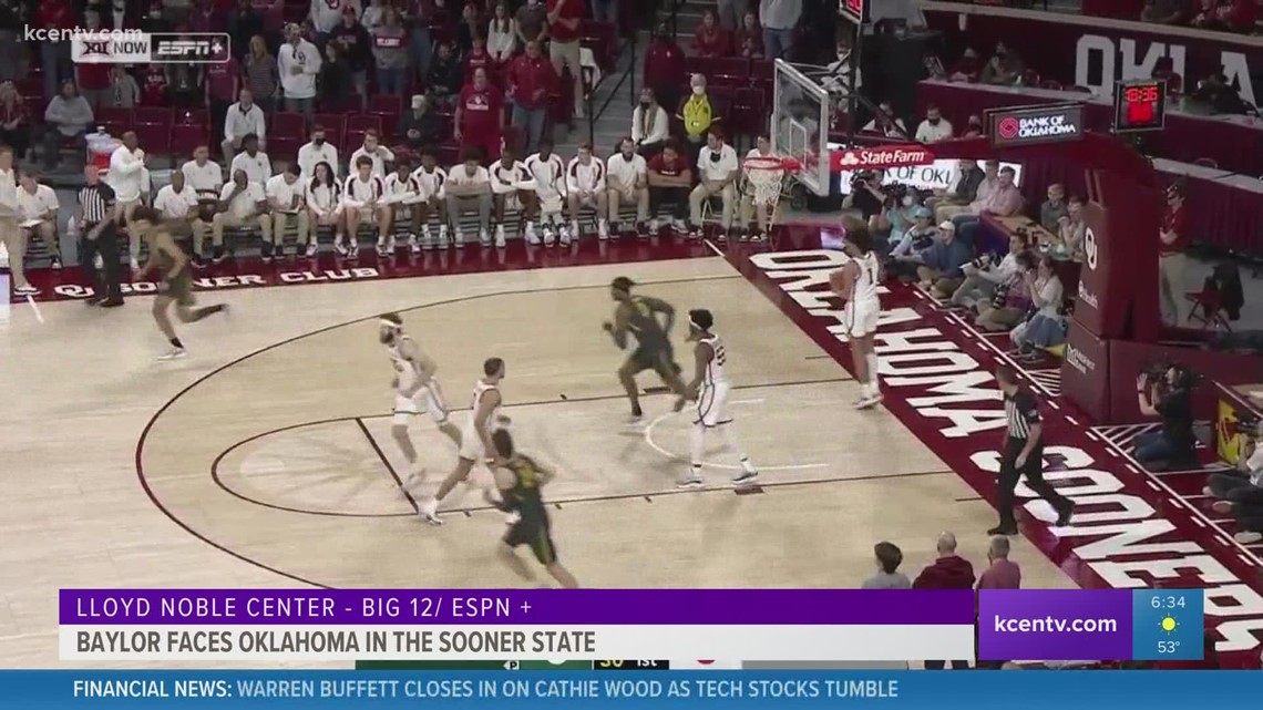 Baylor men's basketball team defeats Sooners on the road
