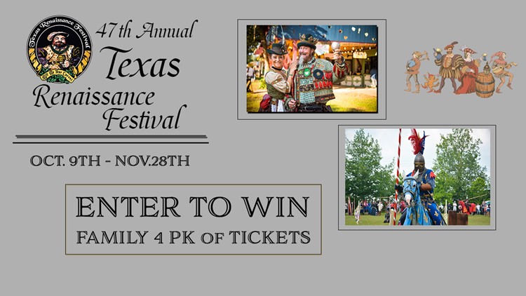 Texas Renaissance Festival Ticket Giveaway