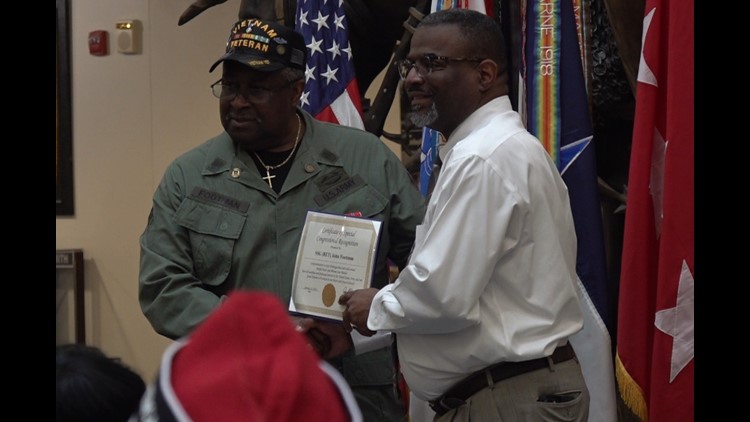 Local Vietnam Veteran receives Bronze Star for Valor and Purple Heart medals