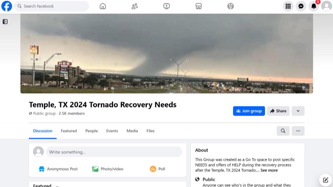 Facebook group created to help Temple storm victims receive help - Vimarsana News