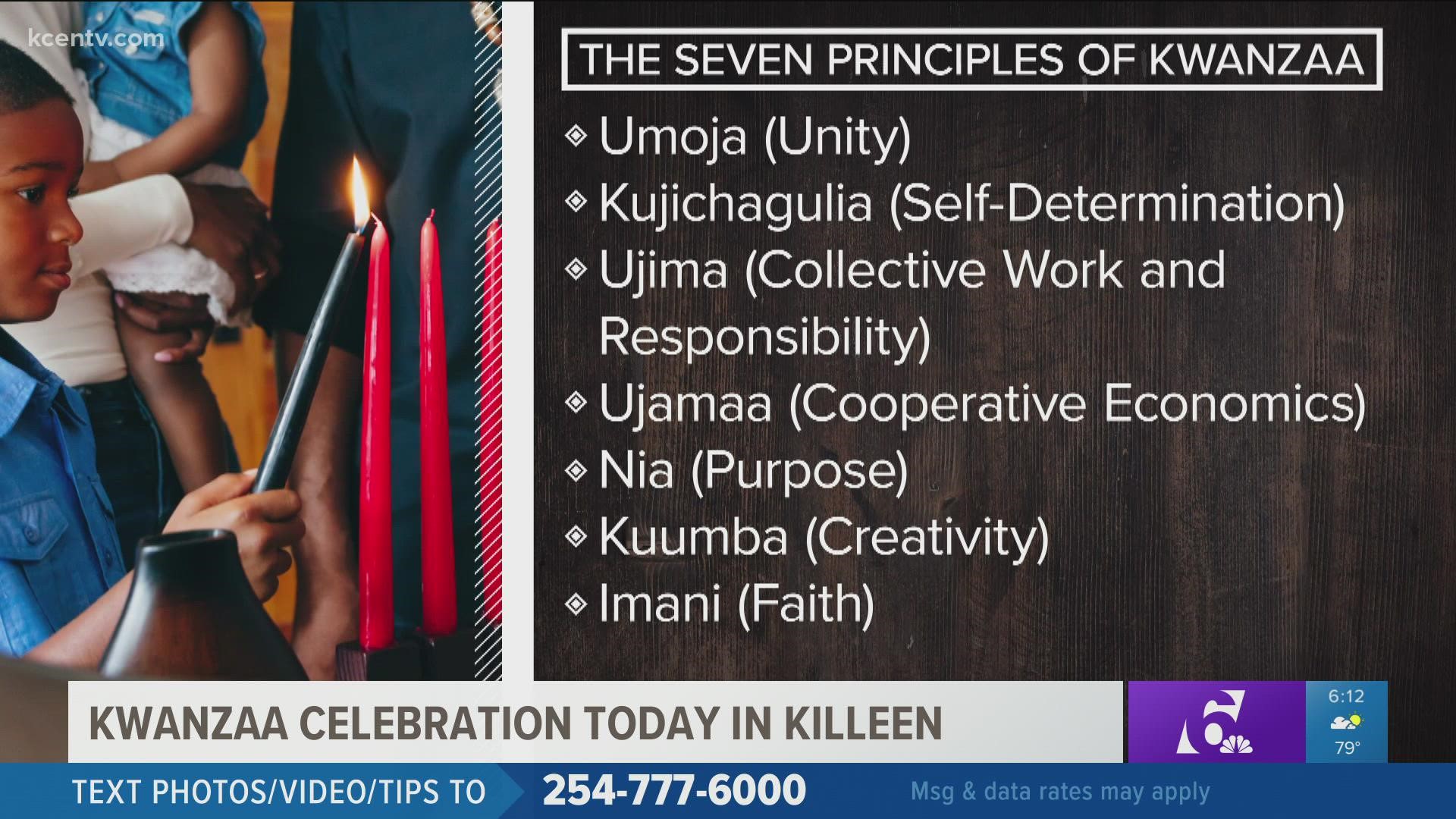 6 News Jasmin Caldwell takes us into the celebration of Kwanza as festivities take place in Killeen