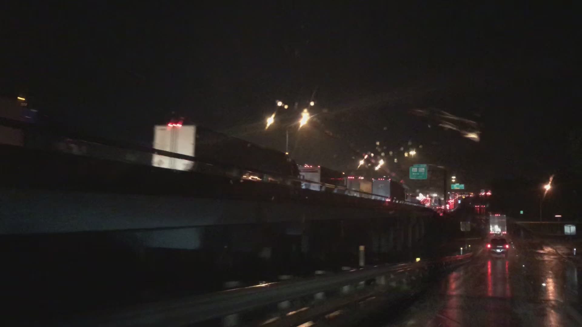 I-35 reopens hours after semi-truck rollover causes morning delays ...