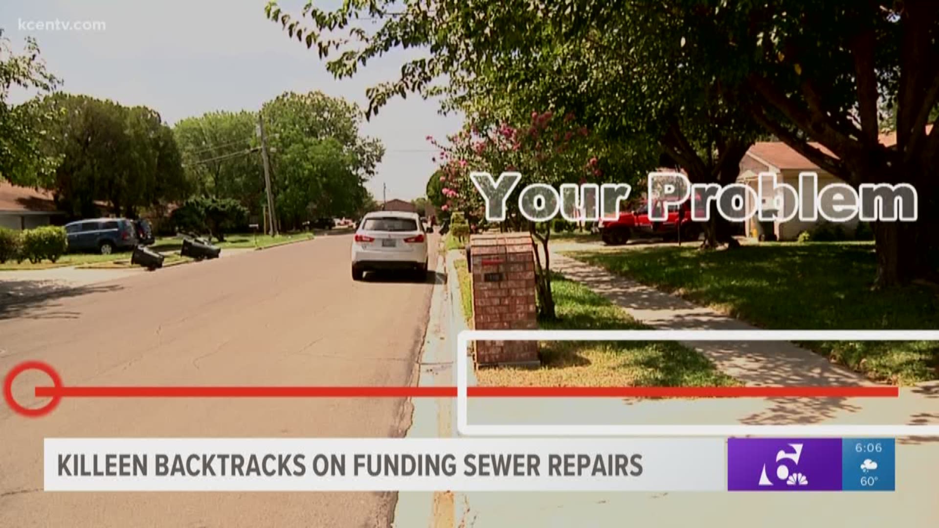 Killeen backtracks on funding sewer repairs