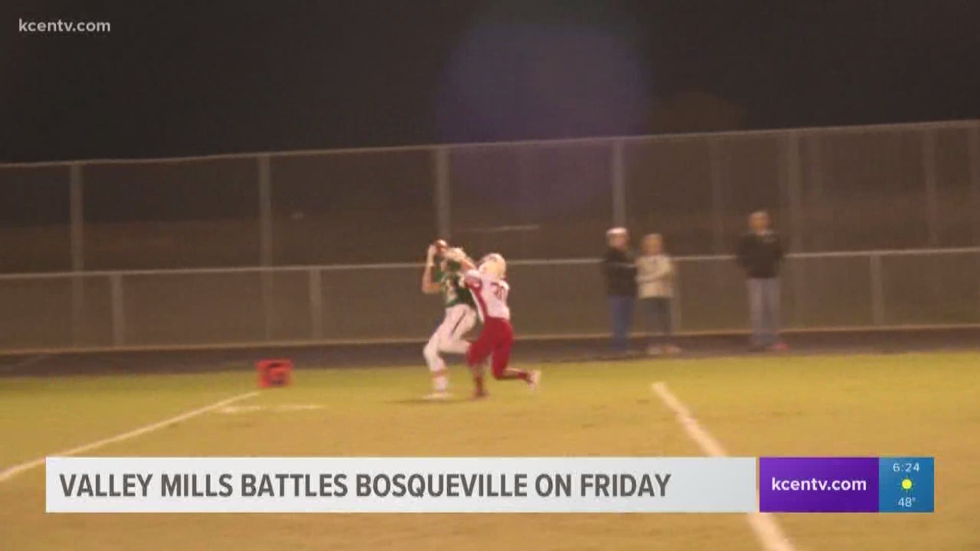 Valley Mills battles Bosqueville on Friday