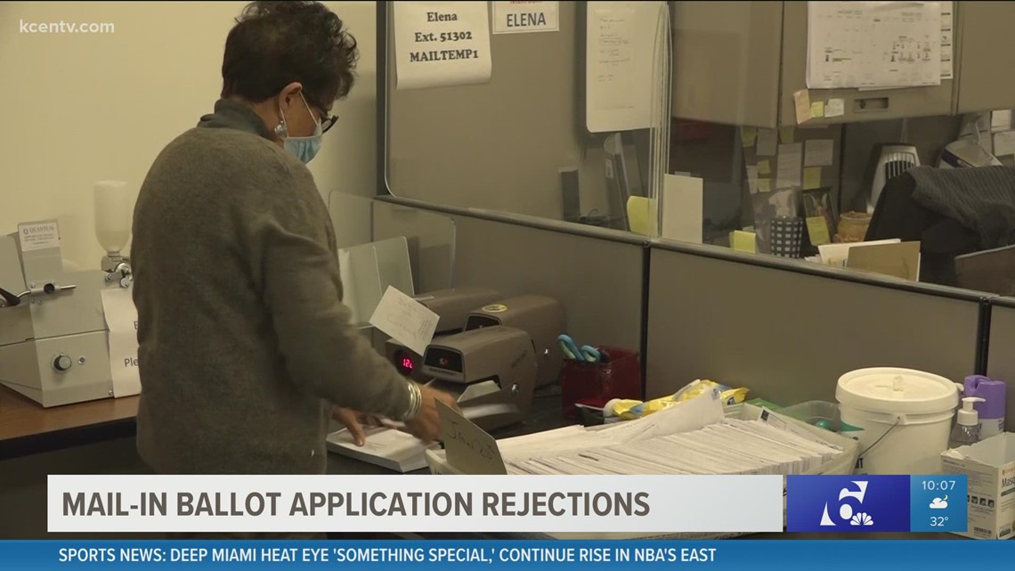 Mail-in Ballot application rejections