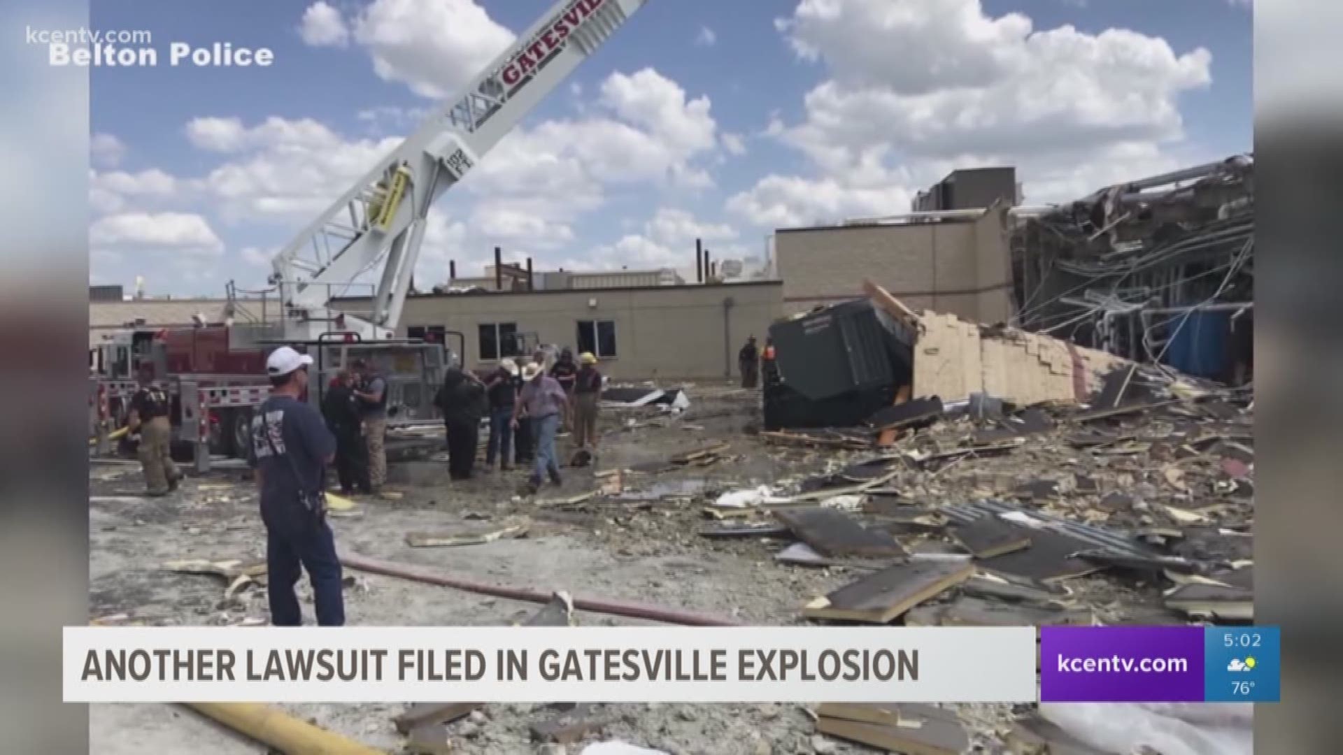 A survivor of the deadly natural gas explosion at Coryell County Memorial Hospital in Gatesville filed a lawsuit against Atmos Energy.