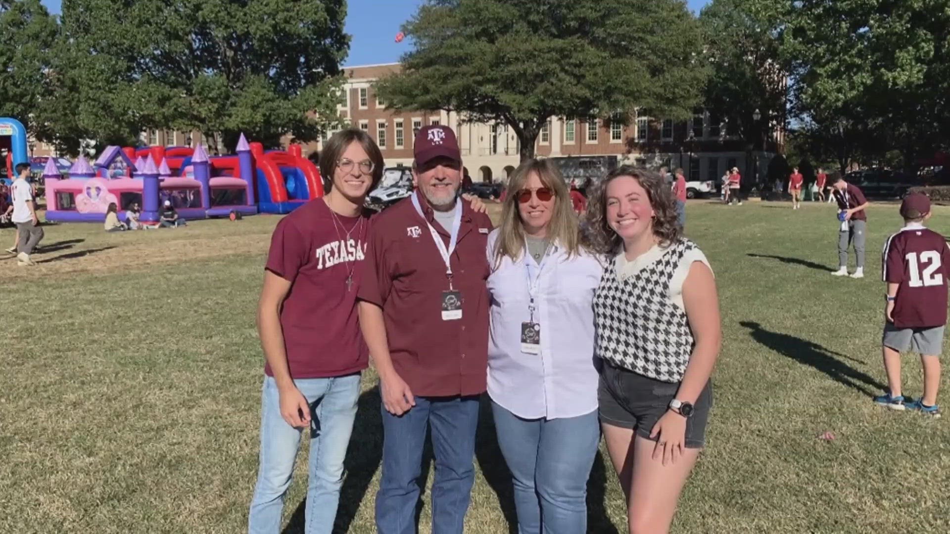 David Jahn, a student at Texas A&M University, said he's enjoyed watching the rivalry between A&M and Alabama for years with his family.