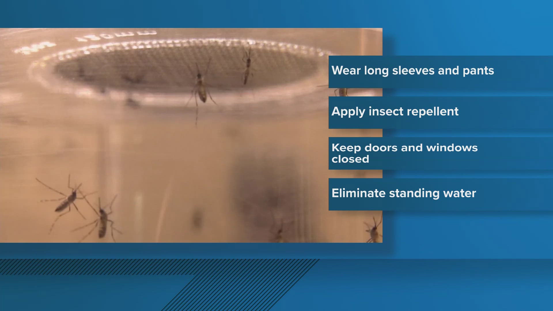 Here are tips to help protect you against the West Nile Virus.