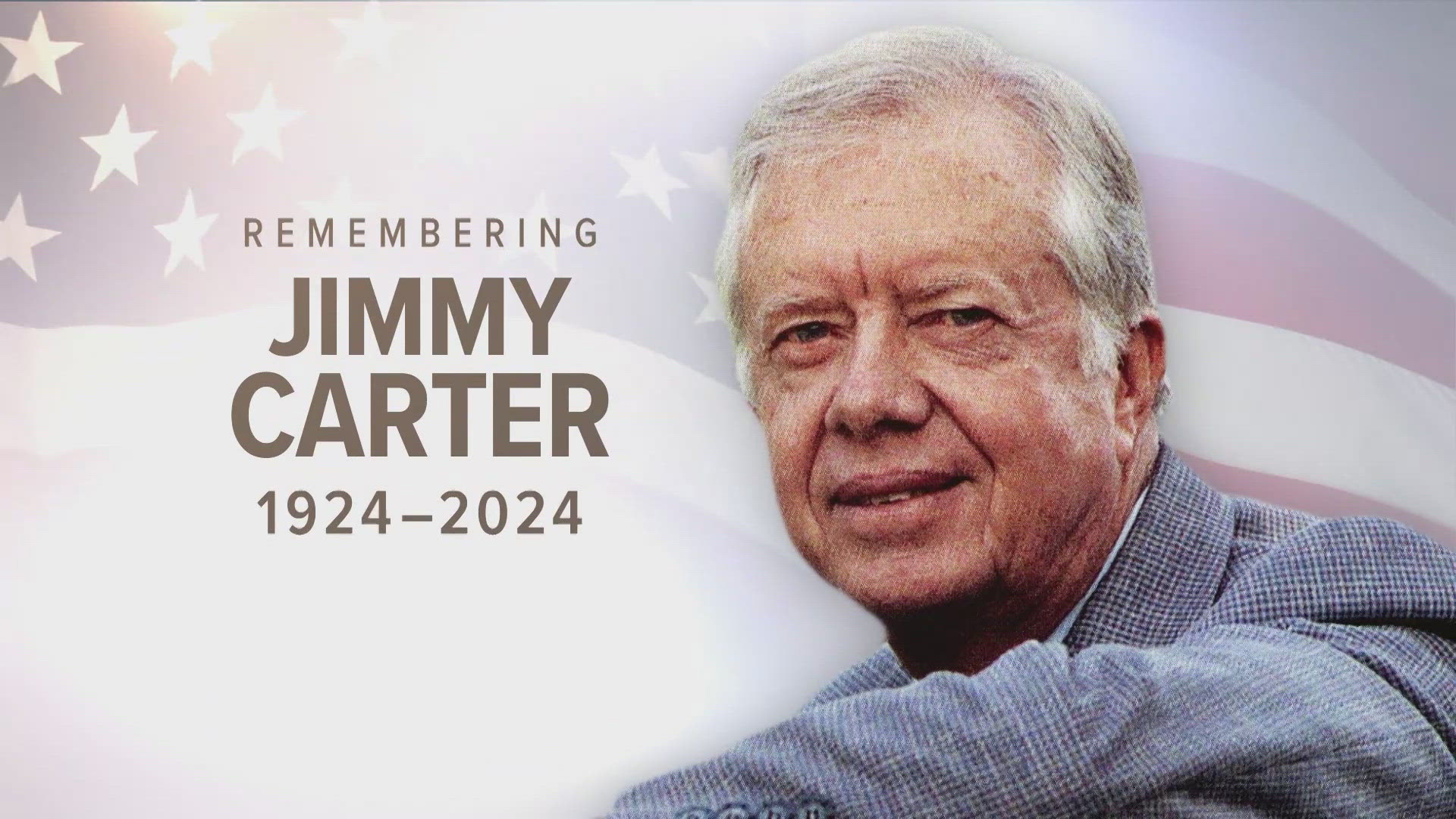 Former President Jimmy Carter passes away at 100 years old.