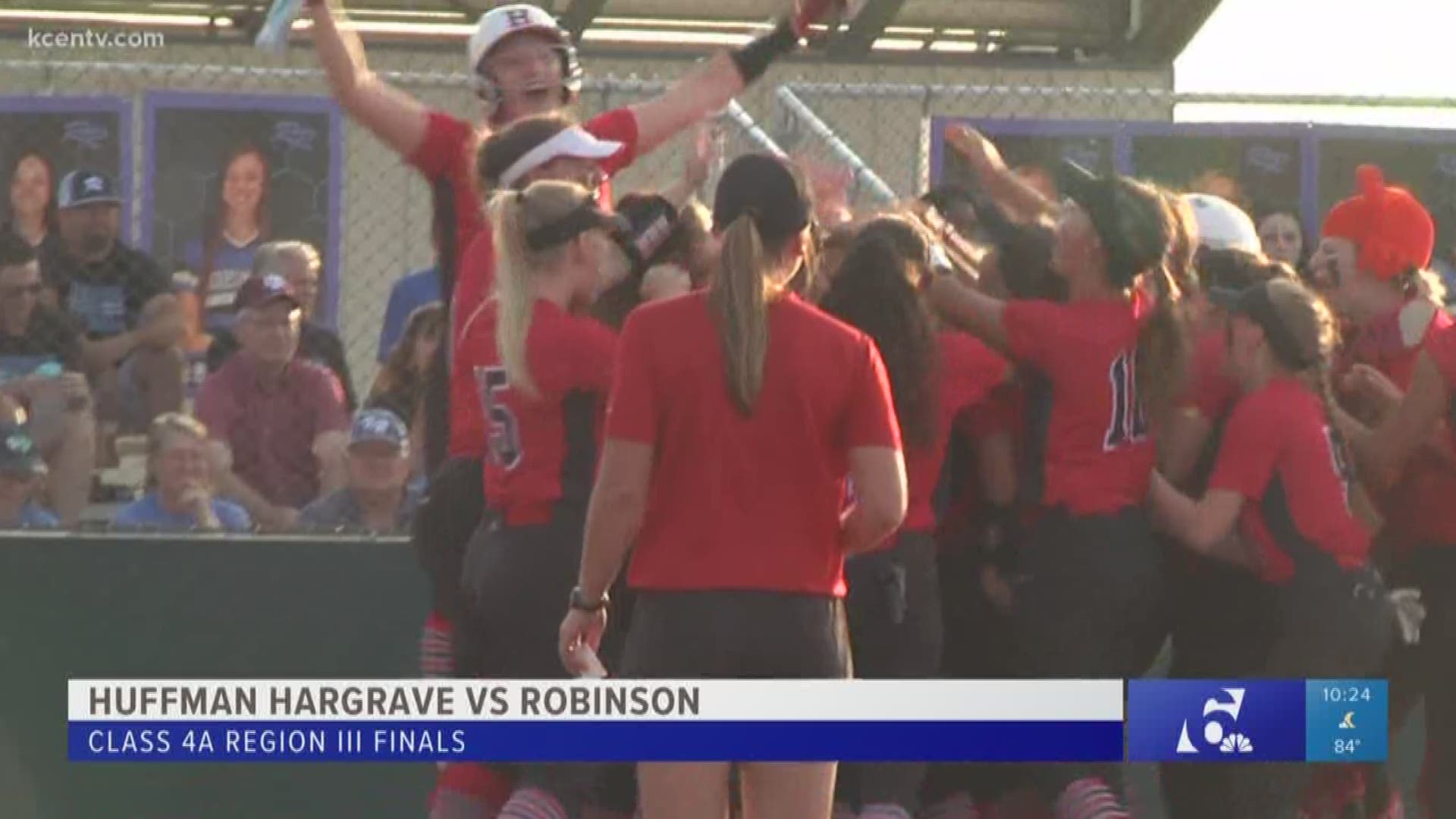 Huffman took game one 3-2 over Robinson.