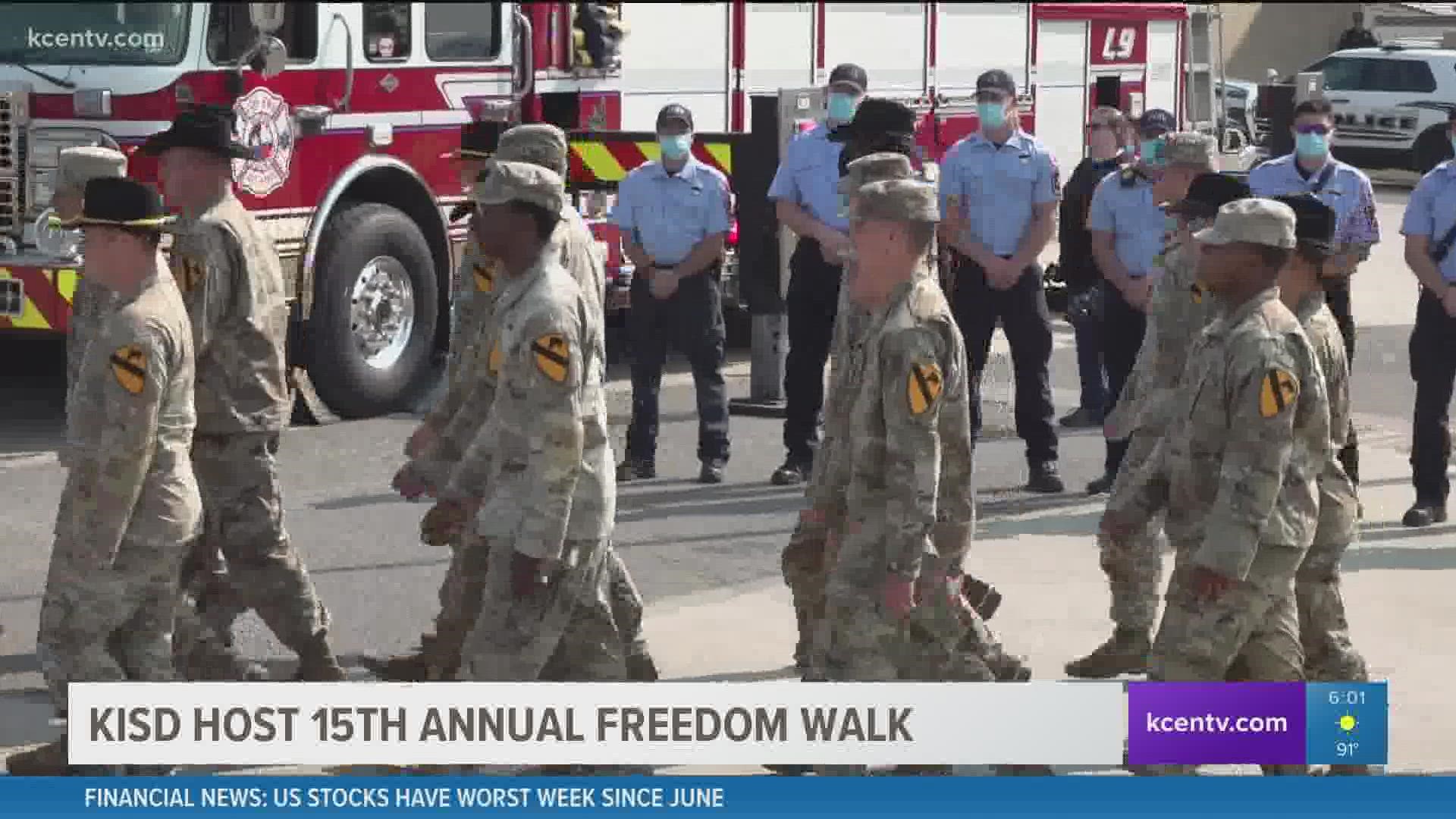 The Freedom Walk marked 20 years since the attacks of 9/11.